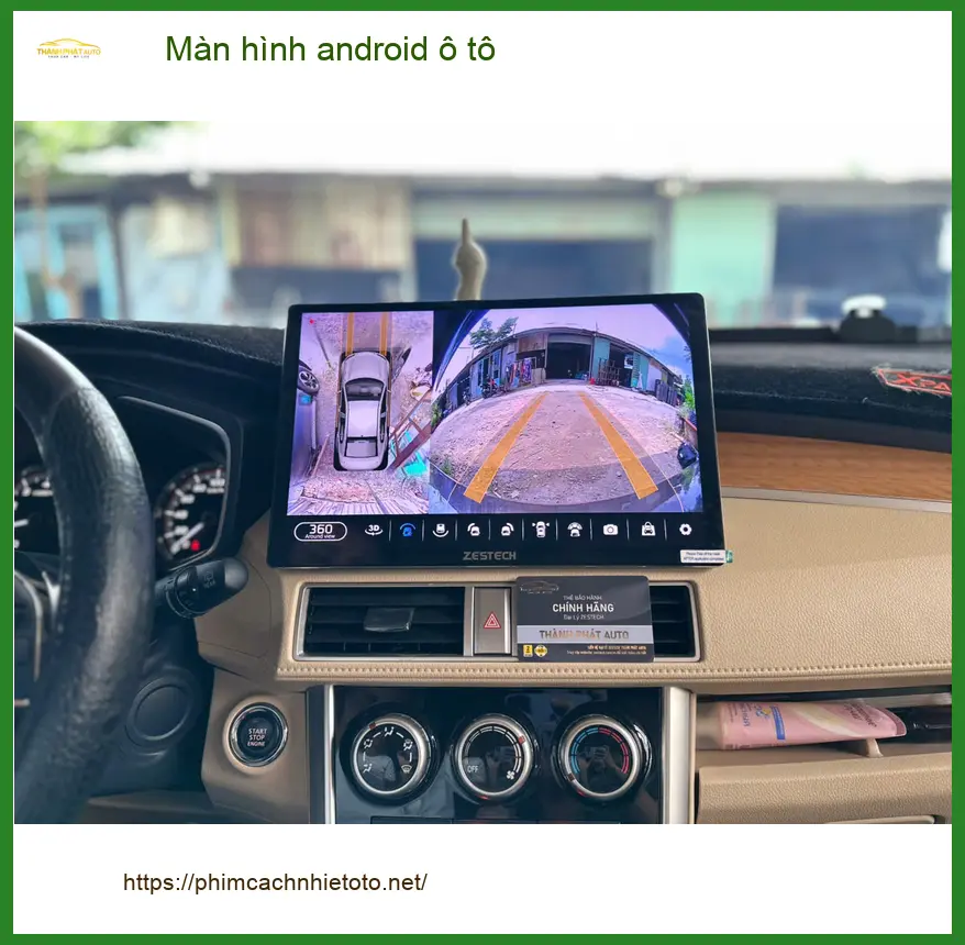 Chị Thảo lắp màn hình Android ô tô cho Ford Everest tại Quận Tân Bình