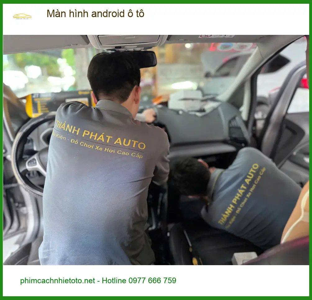 Anh Cường lắp màn hình android ô tô cho Civic tại Thủ Đức để tiện đường ảnh thực tế 3