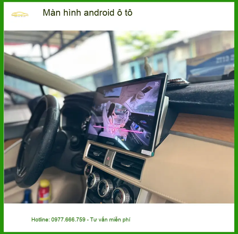Anh Quang lắp màn hình android ô tô cho Accent tại Quận 9 tiện dẫn đường ảnh thực tế 3