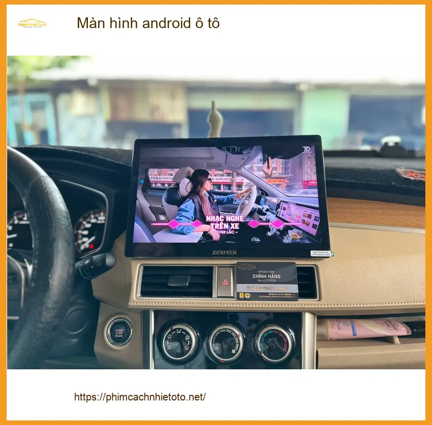 Anh Quốc nâng cấp màn hình android ô tô cho Hyundai Santa Fe tại Quận 10. ảnh thực tế 3