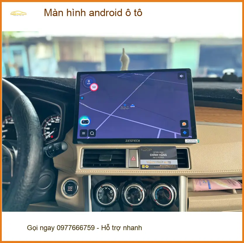 Anh Quốc nâng cấp màn hình android ô tô cho Hyundai Santa Fe tại Quận 10. ảnh thực tế 5