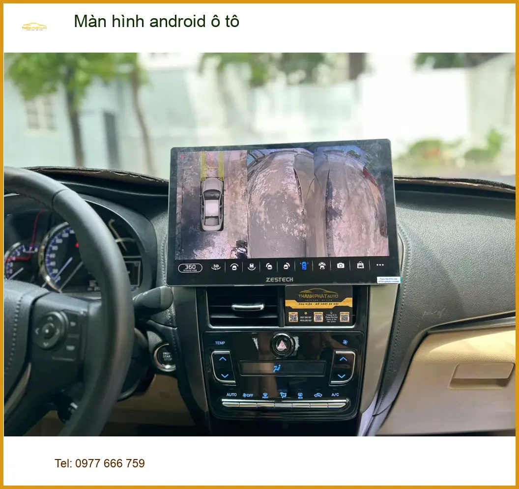 Anh Minh nâng cấp màn hình Android ô tô Ford Everest tại Thủ Đức ảnh thực tế 2
