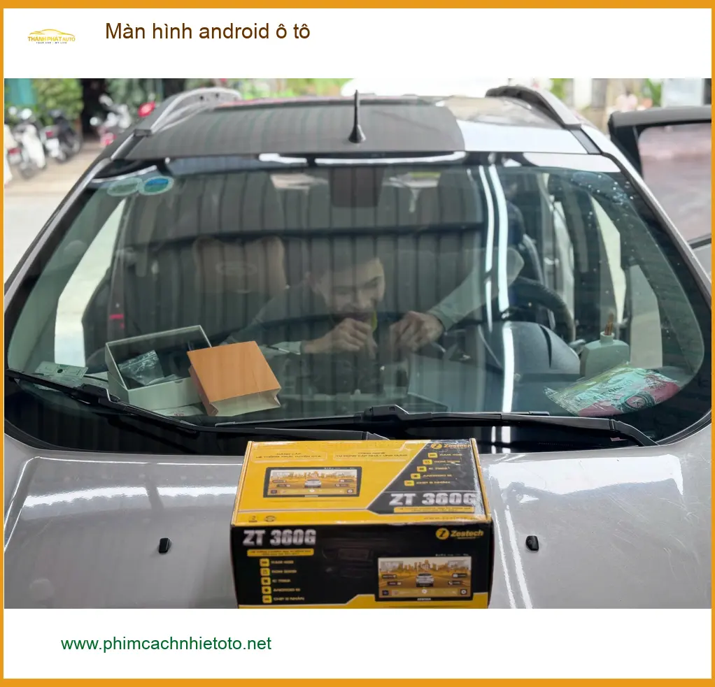 Anh Minh lắp màn hình Android ô tô cho Ford Everest tại Hóc Môn