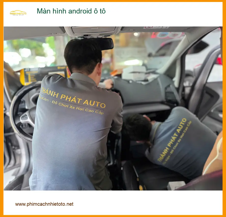 Anh Minh lắp màn hình Android ô tô cho Ford Everest tại Hóc Môn ảnh thực tế 2