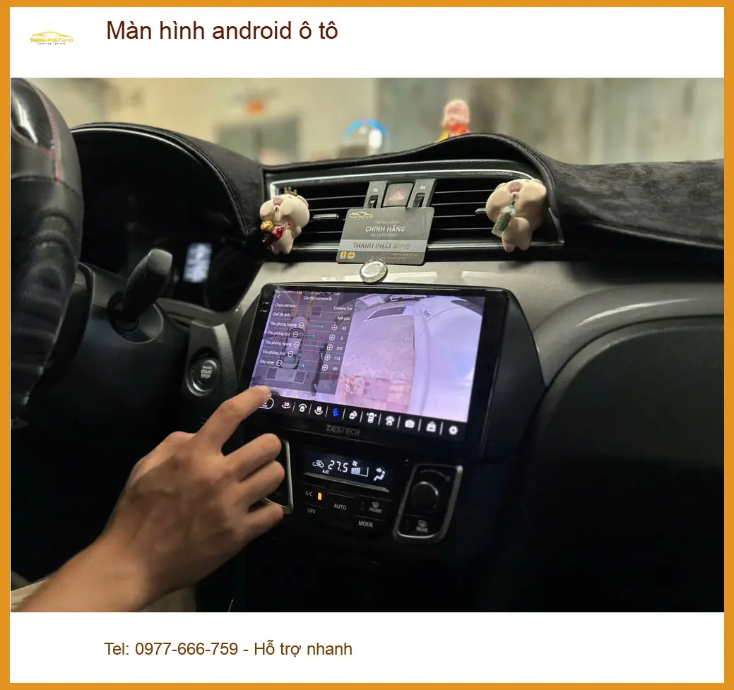 Anh Minh lắp màn hình Android ô tô cho Hyundai Creta tại Quận 2