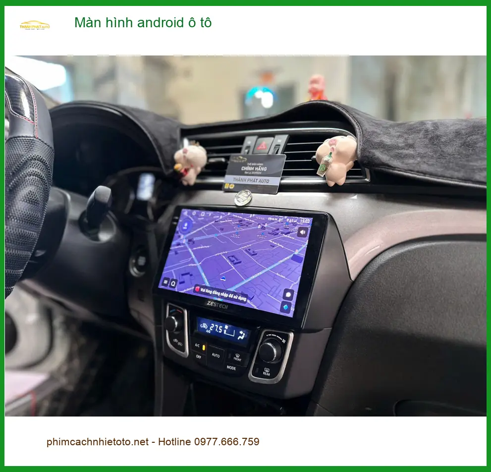 Anh Long lắp màn hình Android ô tô cho Hyundai Accent tại Thủ Đức