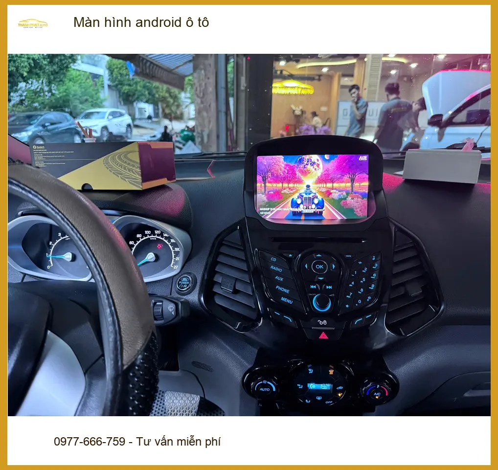Anh Khải lắp màn hình Android ô tô cho Kia Seltos tại Quận 2