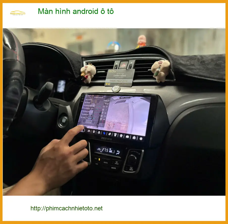 Anh Long lắp màn hình Android ô tô cho Hyundai Accent tại Thủ Đức ảnh thực tế 2