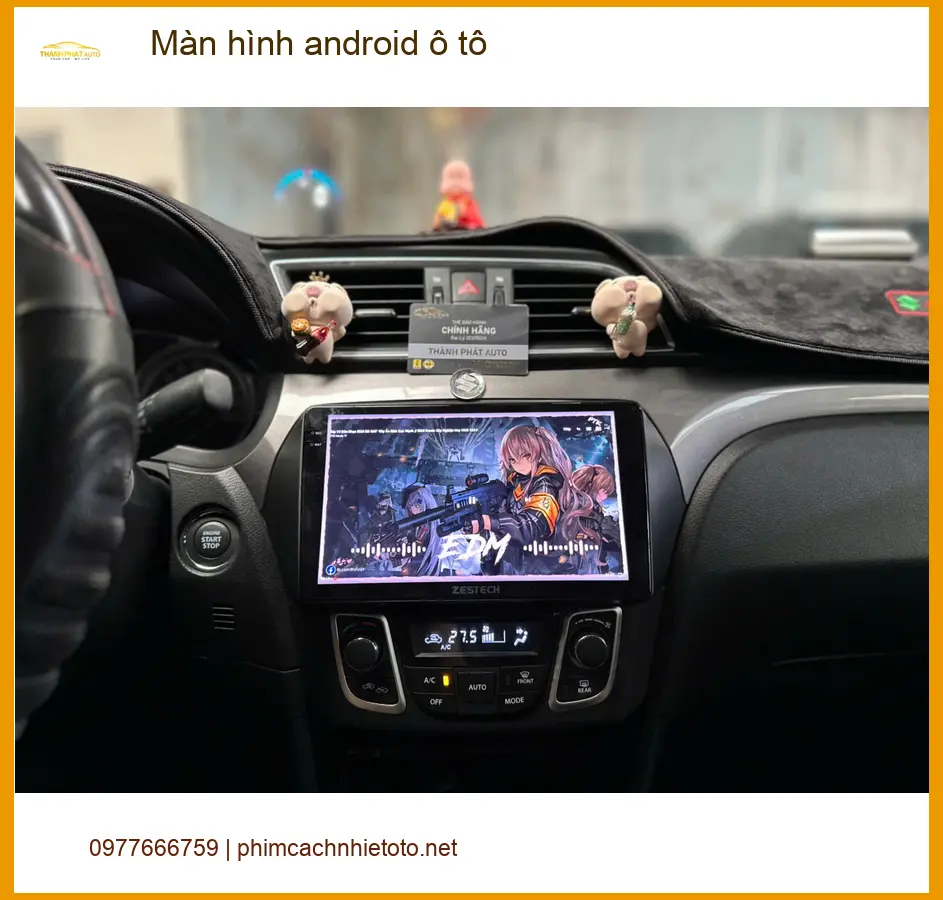 Anh Long lắp màn hình Android ô tô cho Hyundai Accent tại Thủ Đức ảnh thực tế 3