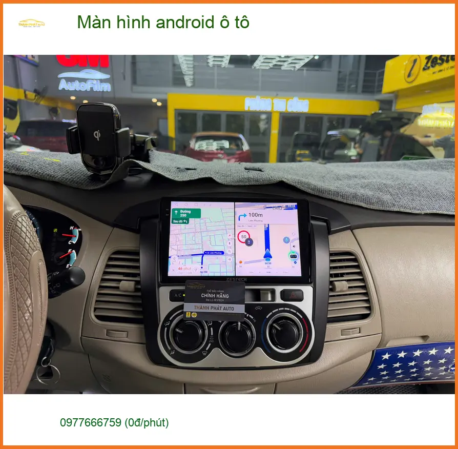 Anh Bách nâng cấp màn hình android ô tô Kia Carnival ở Quận 9