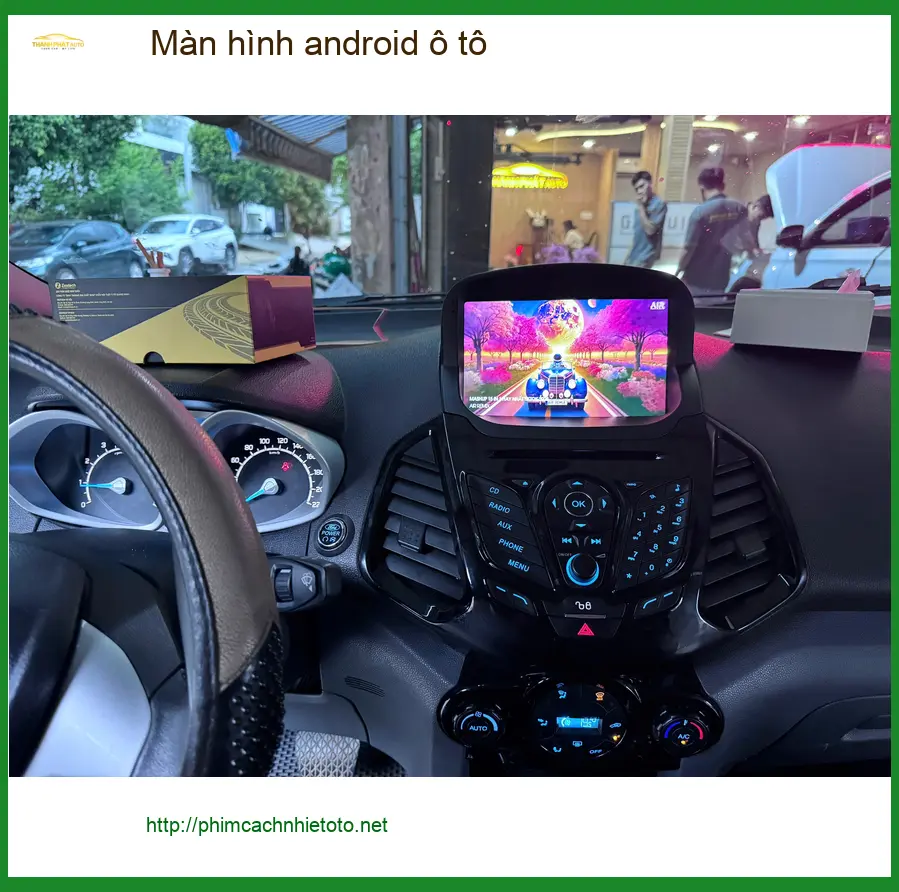 Anh Cường lắp màn hình android ô tô Hyundai Kona ở Quận 9 để tiện đi lại