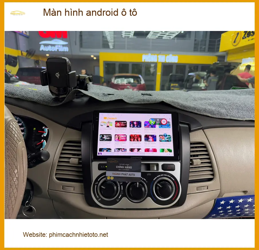 Anh Bách nâng cấp màn hình android ô tô Kia Carnival ở Quận 9 ảnh thực tế 2