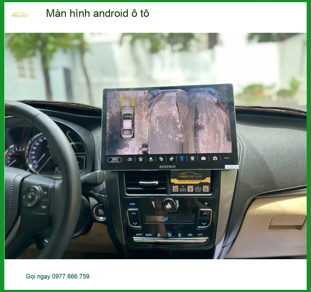 Anh Nhật nâng cấp màn hình android ô tô cho VinFast Lux A2.0 tại Quận 2 vì màn zin quá lỗi thời ảnh thực tế 4