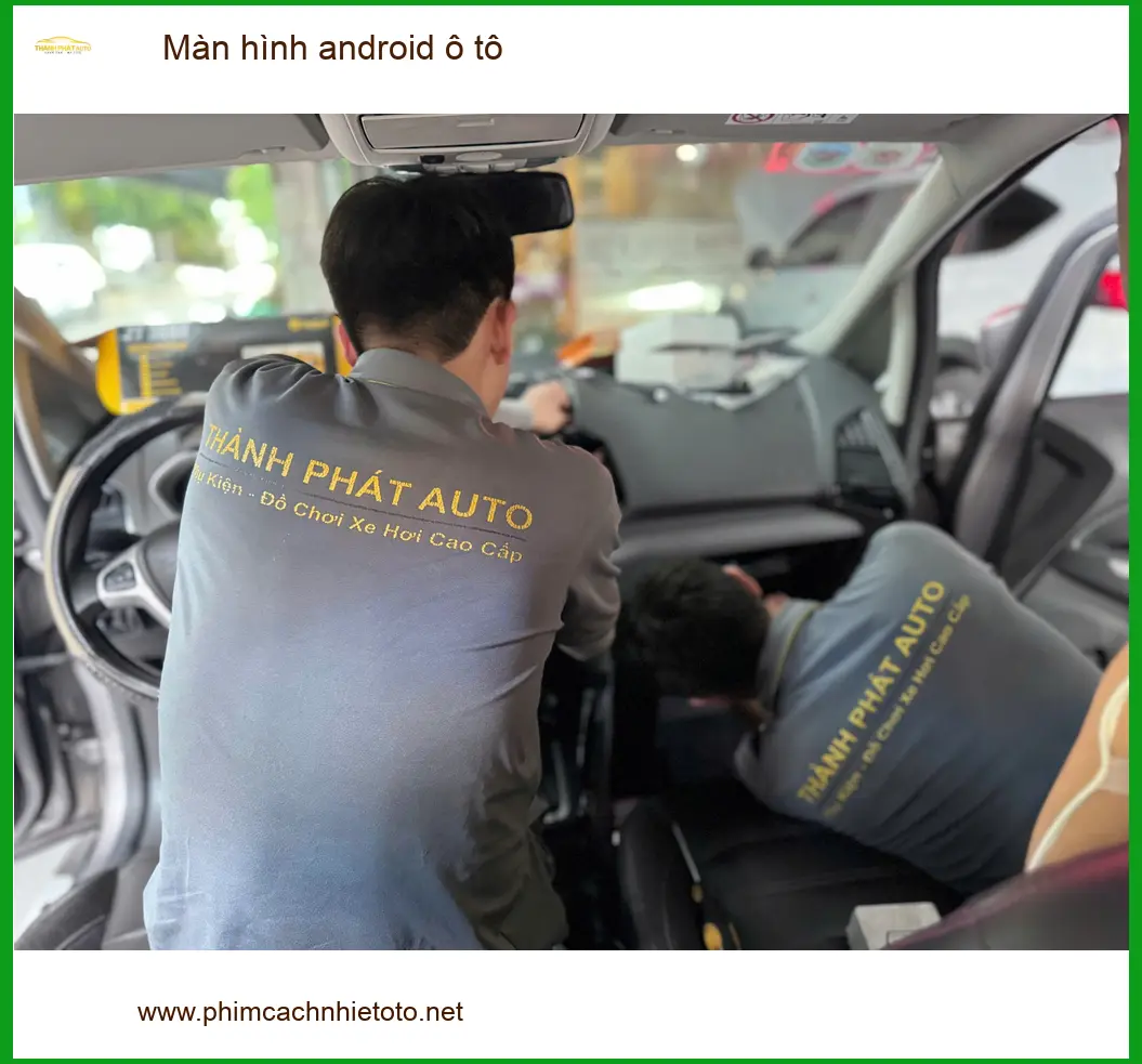 Anh Cường lắp màn hình android ô tô Hyundai Kona ở Quận 9 để tiện đi lại ảnh thực tế 4