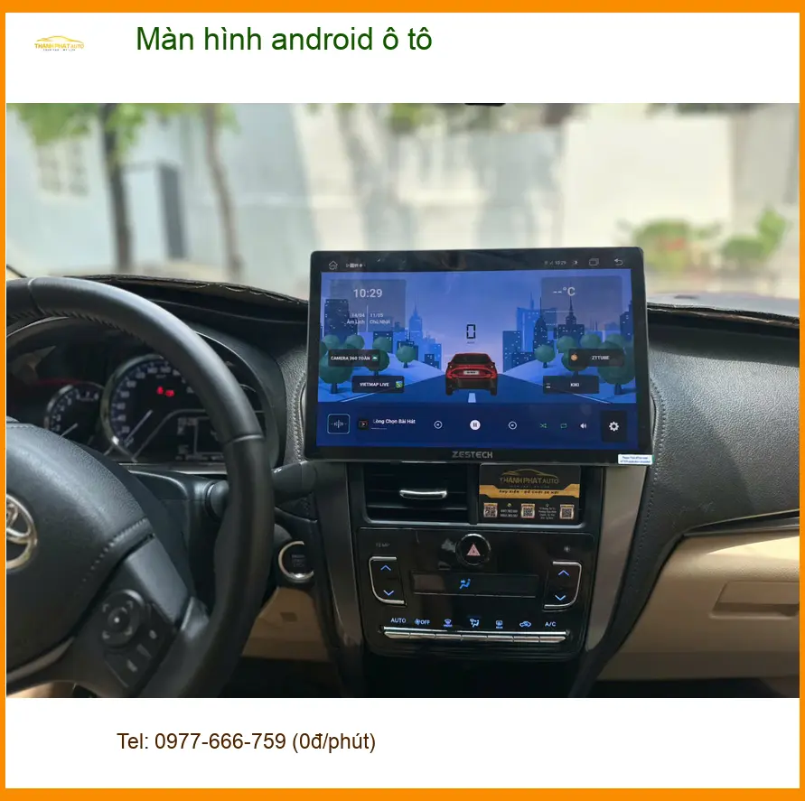 Anh Nhật nâng cấp màn hình android ô tô cho VinFast Lux A2.0 tại Quận 2 vì màn zin quá lỗi thời ảnh thực tế 5