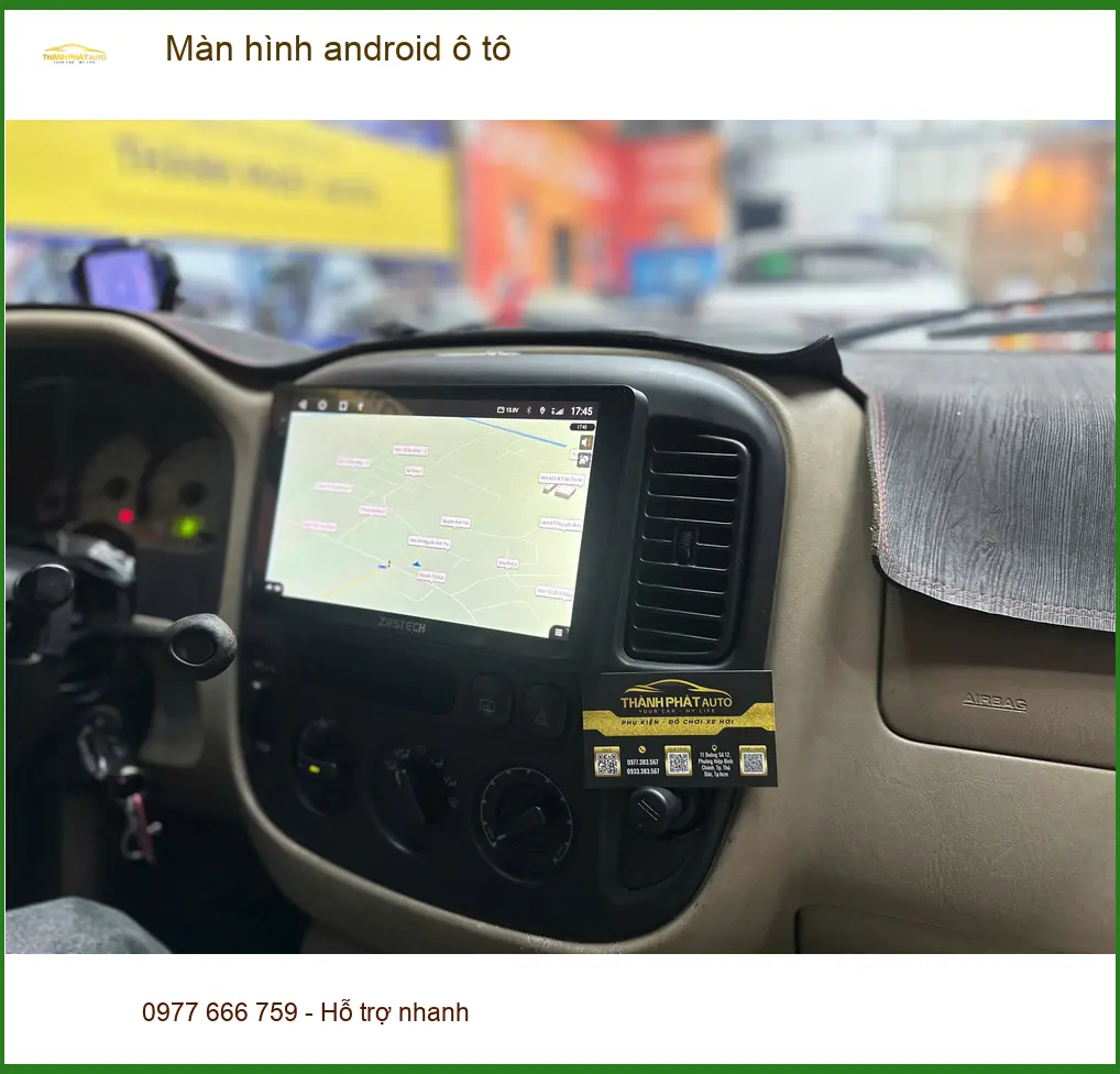 Anh Duy lắp màn hình Android ô tô cho Ford Everest tại Hóc Môn để nâng cấp giải trí ảnh thực tế 2
