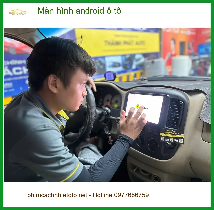 Anh Minh lắp màn hình android ô tô cho Suzuki Swift ở Quận 11. ảnh thực tế 3