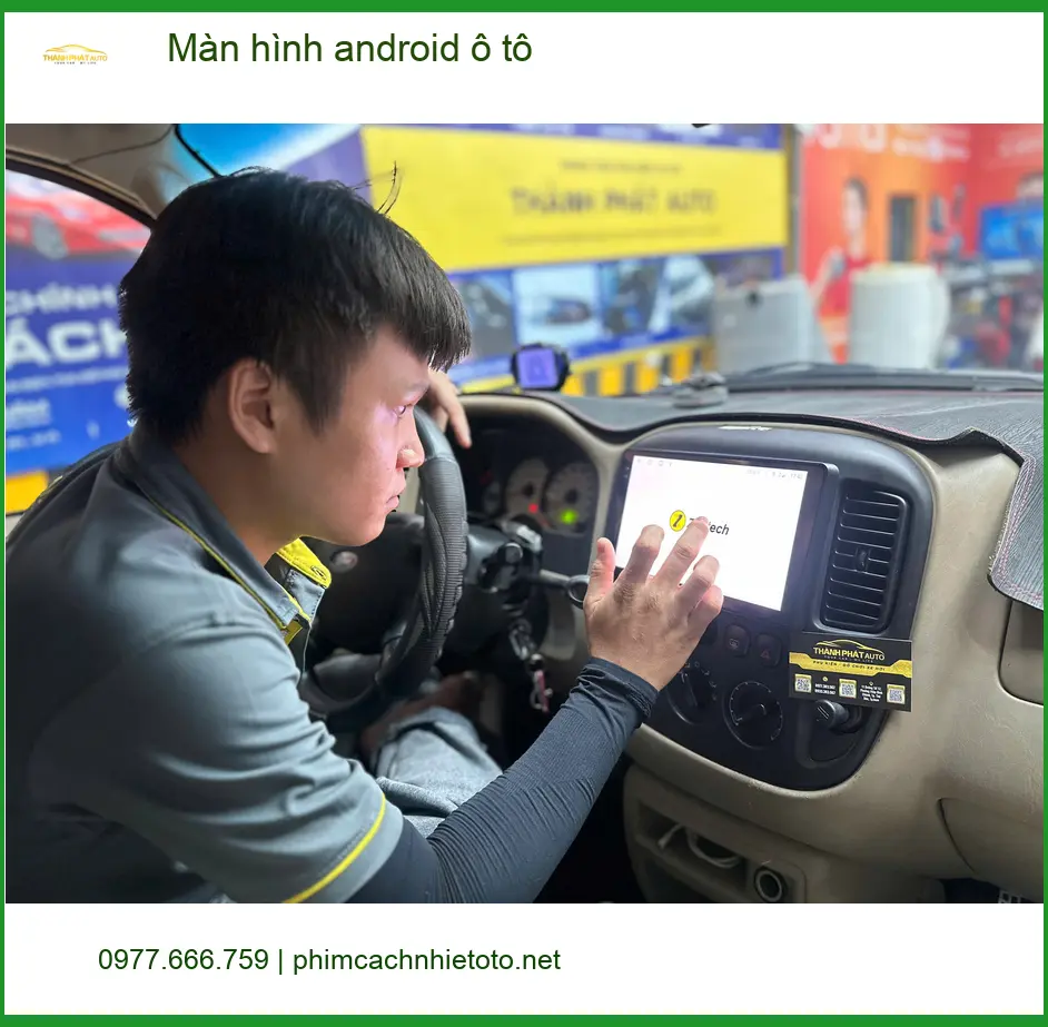 Anh Duy lắp màn hình Android ô tô cho Ford Everest tại Hóc Môn để nâng cấp giải trí ảnh thực tế 5