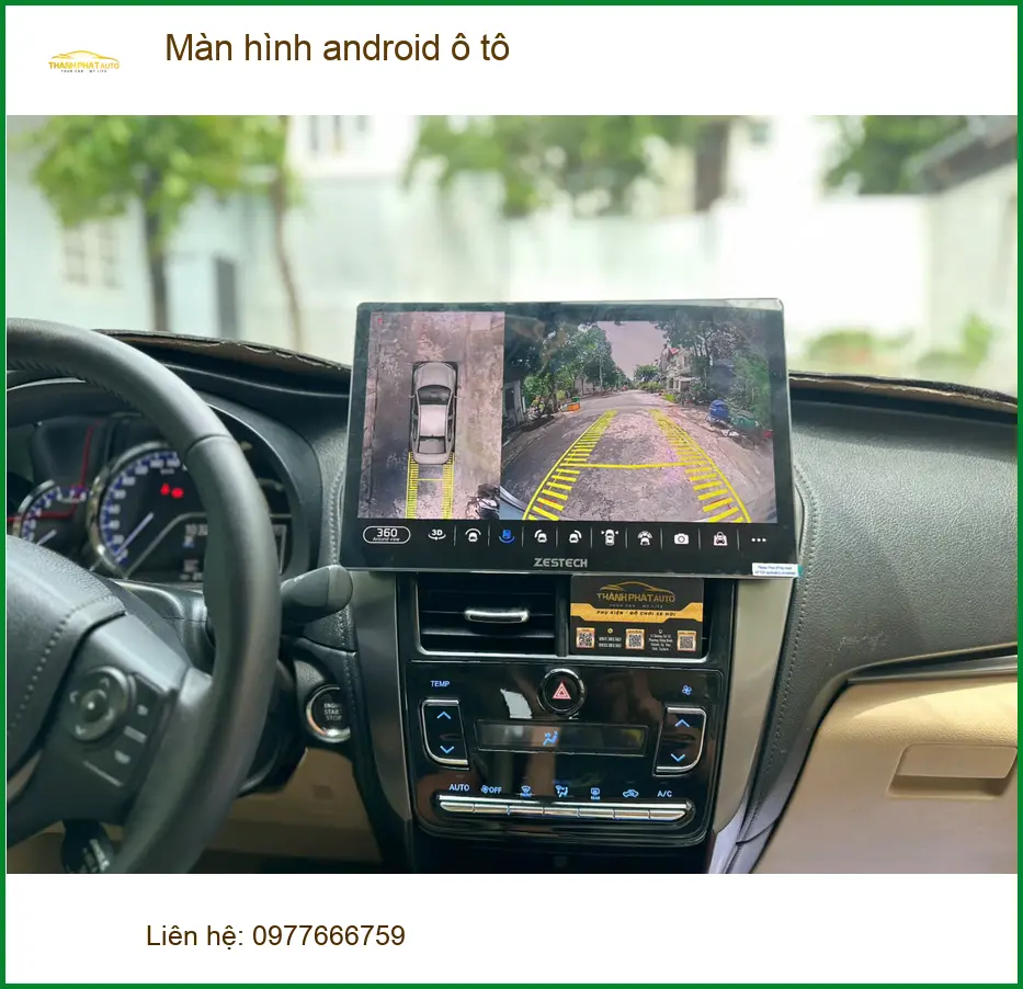 Anh Bách lắp màn hình Android ô tô cho Toyota Vios tại Quận 3. ảnh thực tế 2