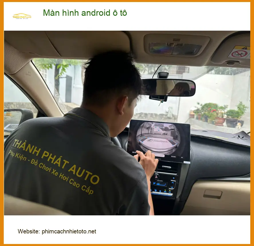 Anh Bách lắp màn hình Android ô tô cho Toyota Vios tại Quận 3. ảnh thực tế 3