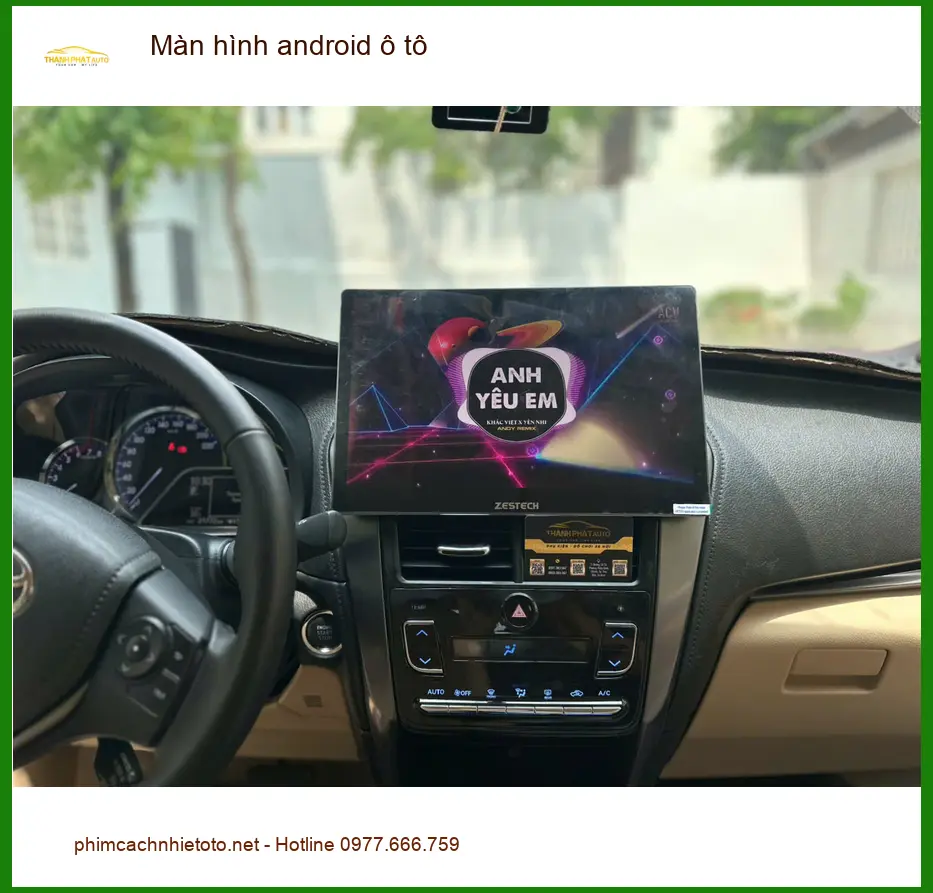 Anh Bách lắp màn hình Android ô tô cho Toyota Vios tại Quận 3. ảnh thực tế 4