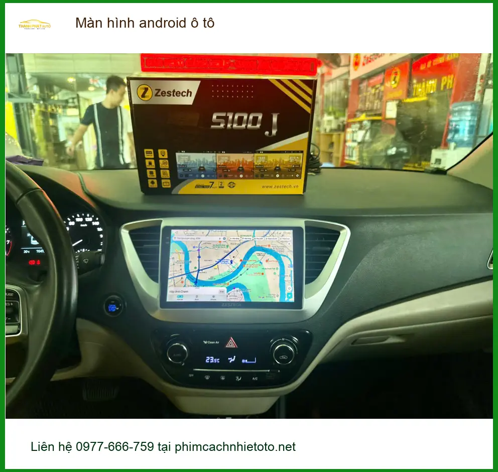 Chị Mai lắp màn hình android ô tô cho Kia Carnival tại Quận Gò Vấp ảnh thực tế 2