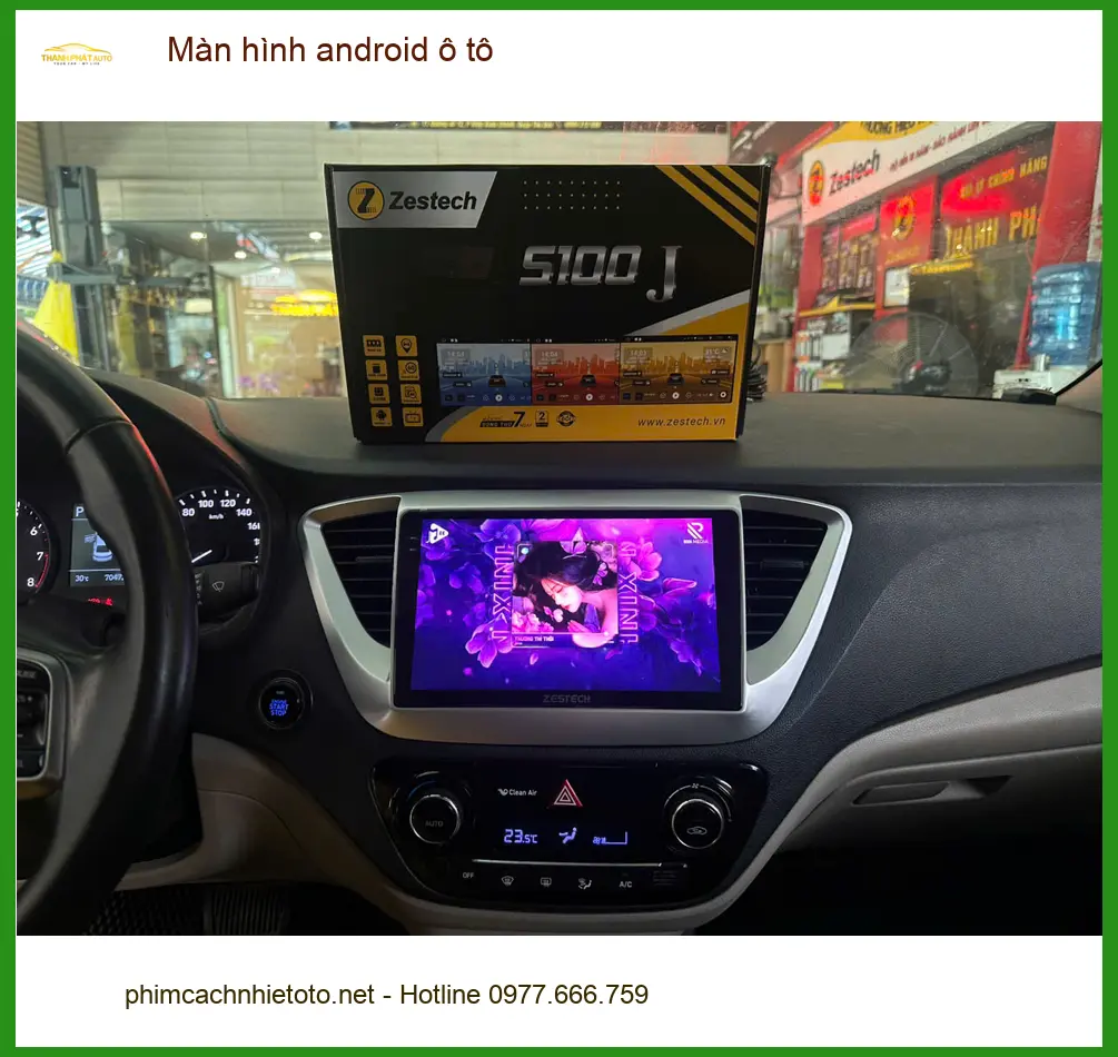 Chị Mai lắp màn hình android ô tô cho Kia Carnival tại Quận Gò Vấp ảnh thực tế 4