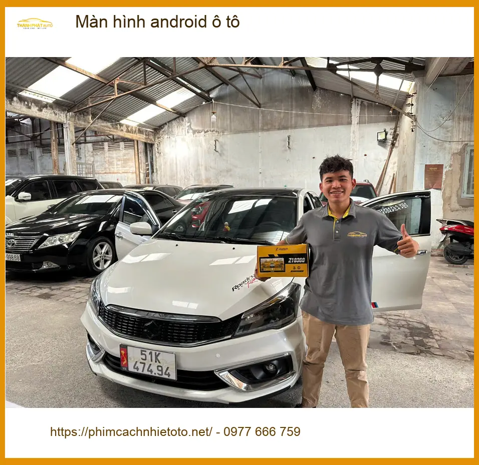 Anh Hào lắp màn hình android ô tô cho Mazda CX-5 tại Nhà Bè