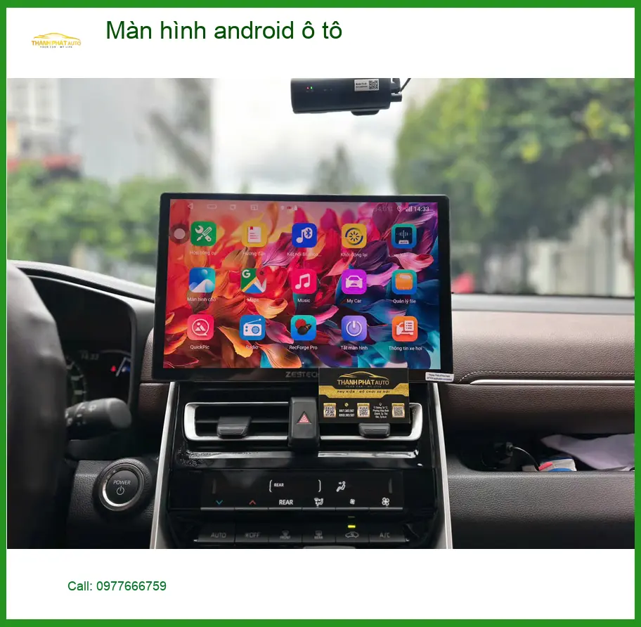 Anh Lâm lắp Màn hình android ô tô Hyundai Kona tại Nhà Bè ảnh thực tế 4