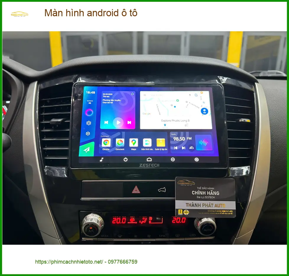 Anh Cường nâng cấp màn hình Android ô tô Hyundai Elantra tại Quận 11