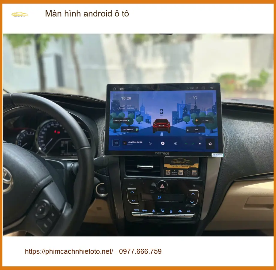 Anh Tấn lắp màn hình Android Hyundai Accent tại Nhà Bè, dẫn đường, giải trí. ảnh thực tế 5