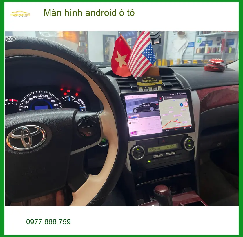 Anh Khang lắp màn hình android ô tô cho Ford Everest tại Bình Thạnh.