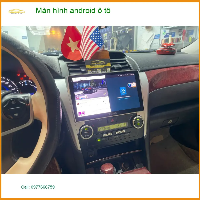 Anh Khang lắp màn hình android ô tô cho Ford Everest tại Bình Thạnh. ảnh thực tế 2