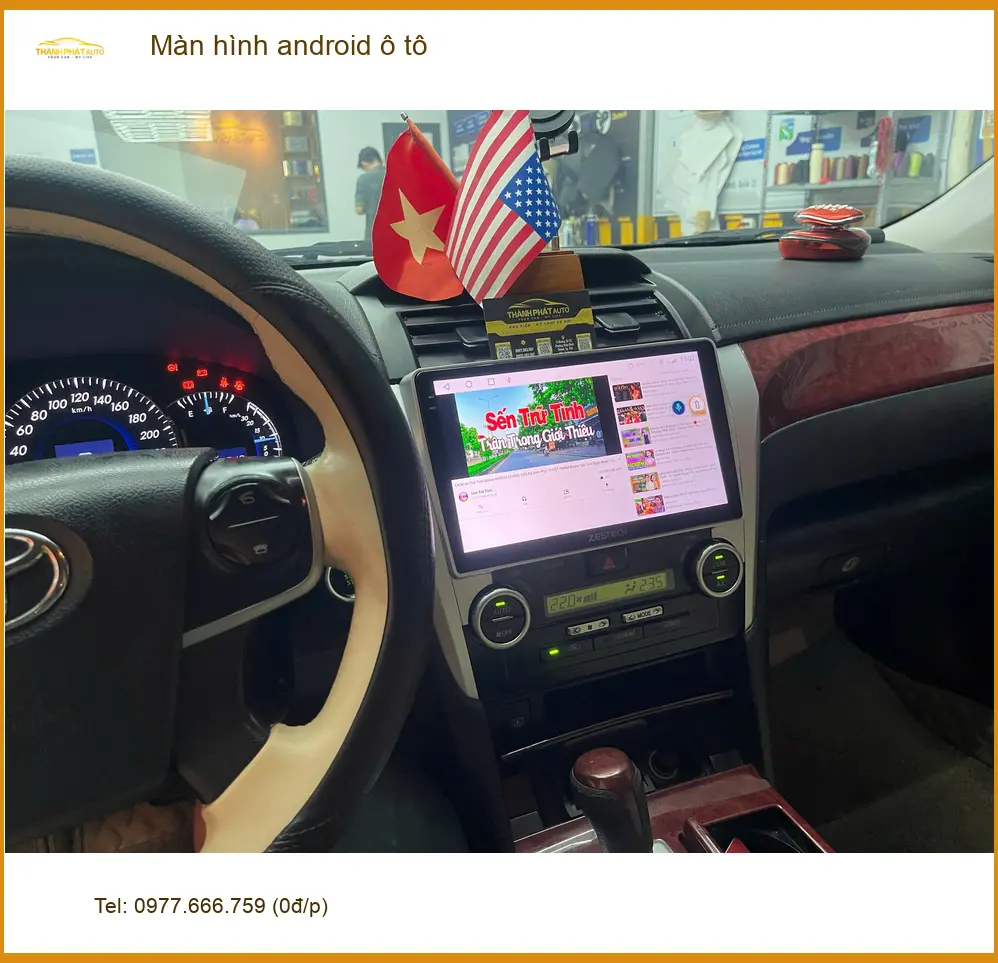 Anh Khang lắp màn hình android ô tô cho Ford Everest tại Bình Thạnh. ảnh thực tế 3