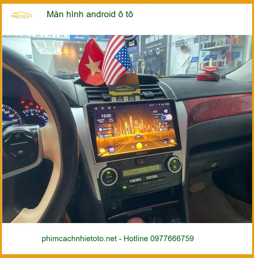 Anh Khang lắp màn hình android ô tô cho Ford Everest tại Bình Thạnh. ảnh thực tế 4