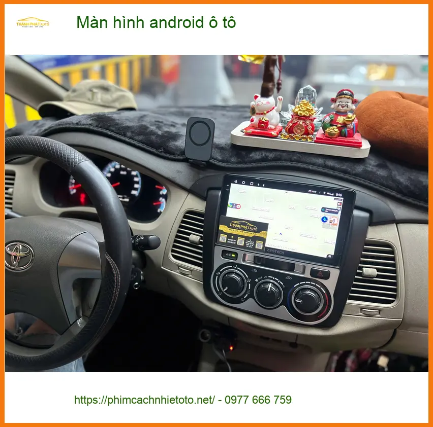 Anh Vĩnh lắp màn hình Android ô tô cho Mazda 3 tại Quận 11 để dùng Google Maps ảnh thực tế 3