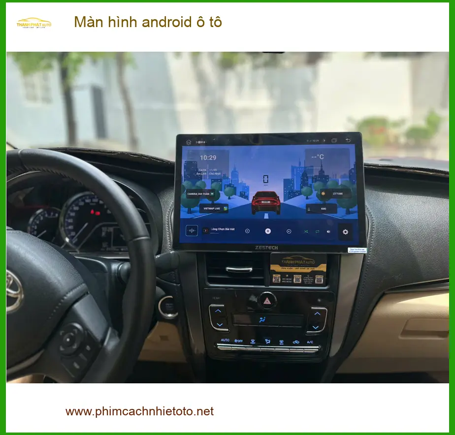 Chị Thảo lắp màn hình Android ô tô Hyundai Accent tại Hóc Môn
