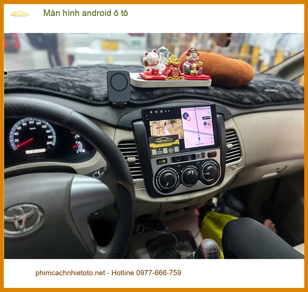 Anh Duy lắp màn hình Android ô tô cho Ford Everest tại Quận Tân Phú