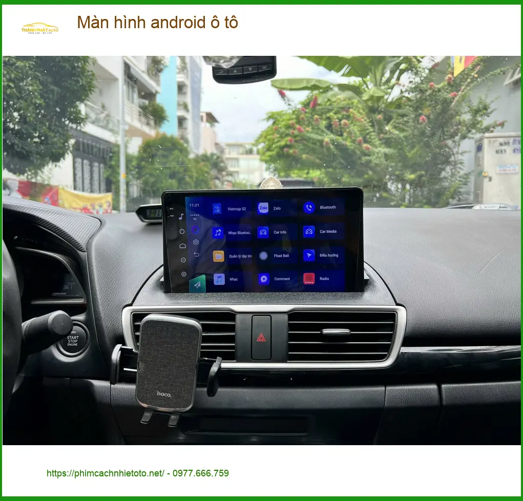Anh Cường lắp màn hình Android ô tô cho Honda CRV ở Hóc Môn