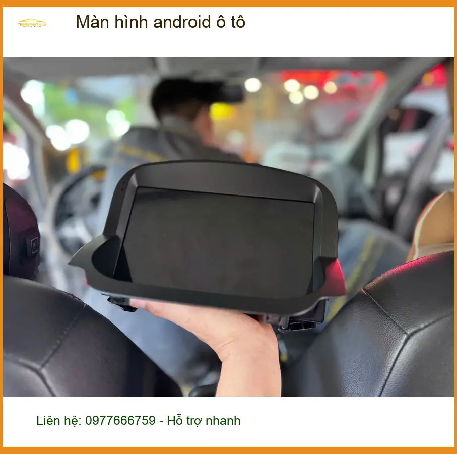 Anh Tấn lắp Màn hình android ô tô Toyota Vios tại Quận 11