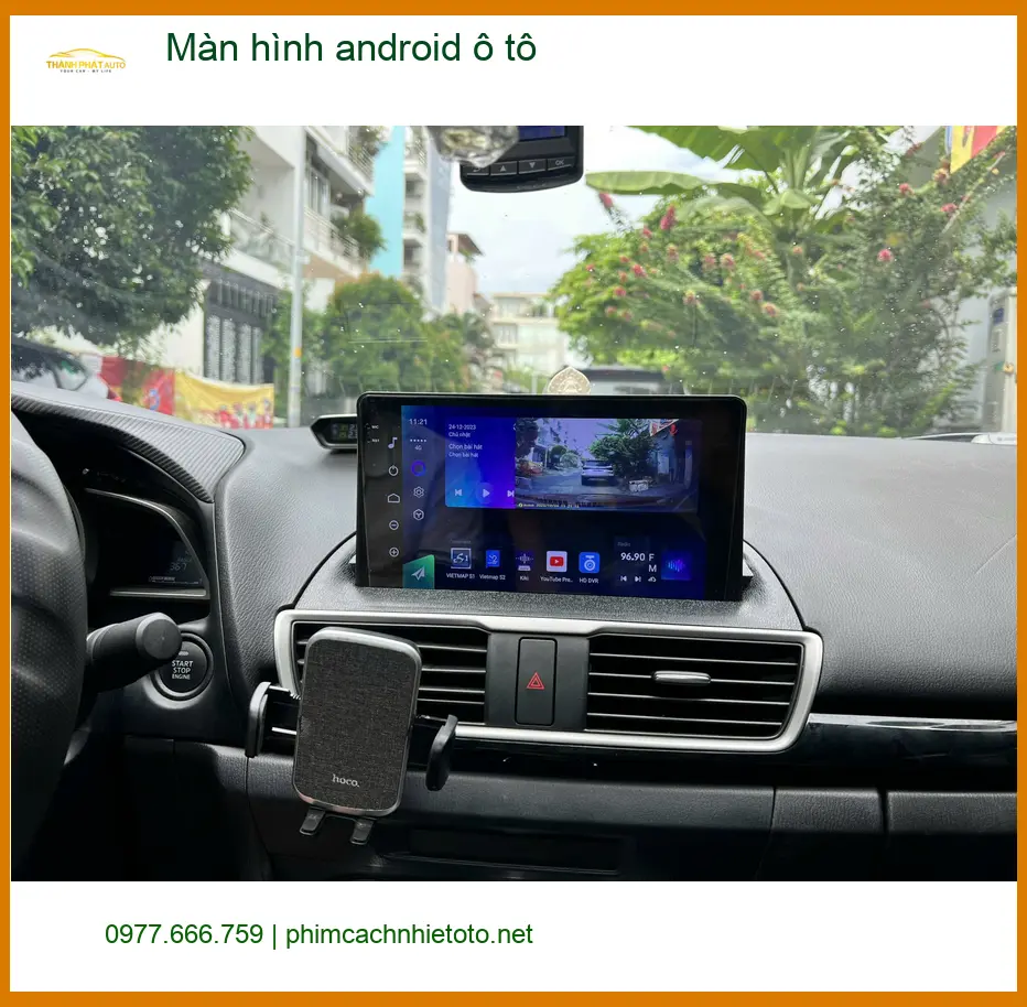 Anh Cường lắp màn hình Android ô tô cho Honda CRV ở Hóc Môn ảnh thực tế 2
