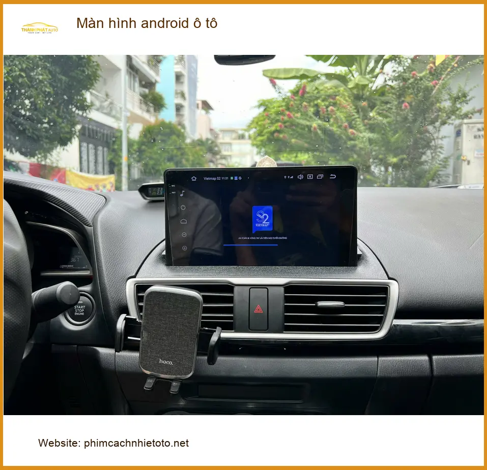 Anh Cường lắp màn hình Android ô tô cho Honda CRV ở Hóc Môn ảnh thực tế 3