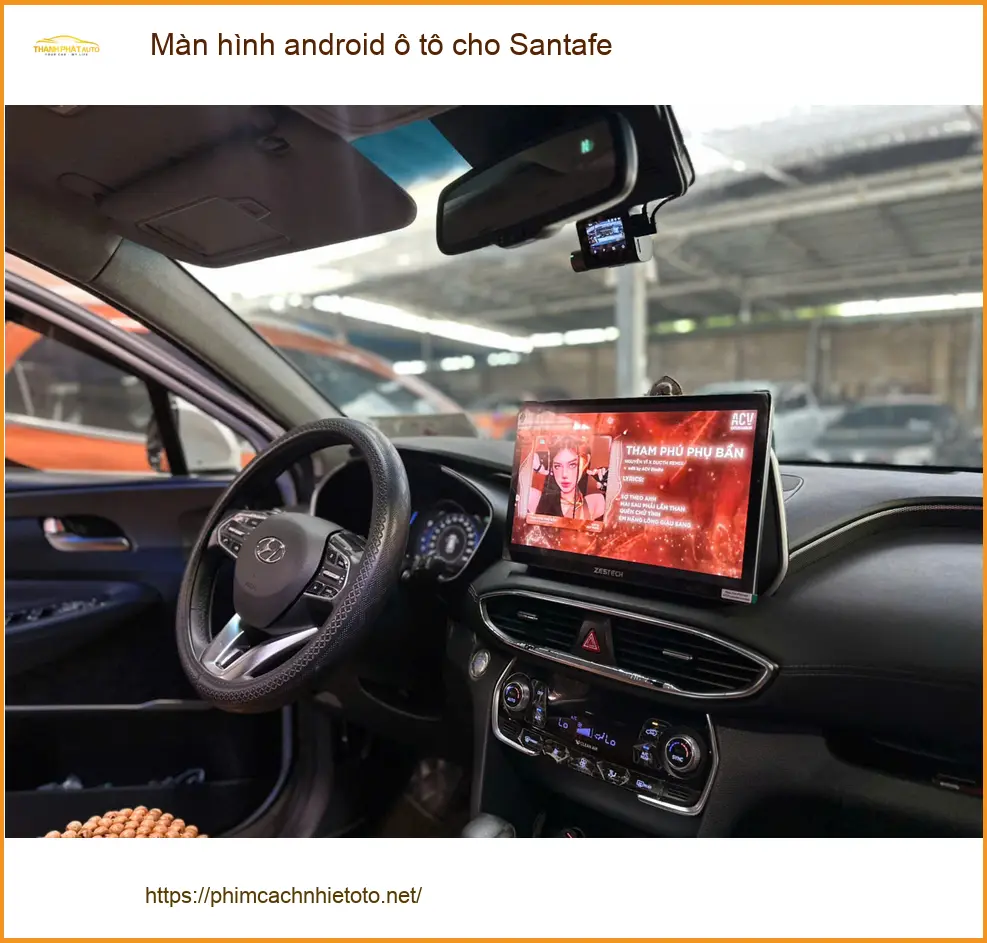 Anh Dũng nâng cấp màn hình Android ô tô cho Santafe tại Quận 12 ảnh thực tế 4
