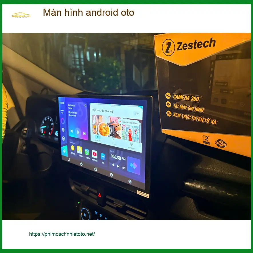Anh Khải nâng cấp màn hình Android ô tô cho Honda CR-V tại Quận Gò Vấp vì màn hình zin đã cũ