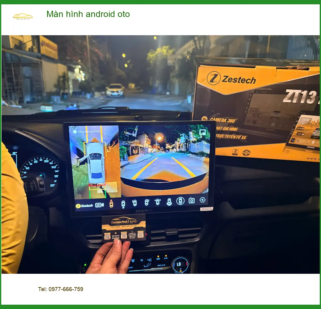 Anh Khải nâng cấp màn hình Android ô tô cho Honda CR-V tại Quận Gò Vấp vì màn hình zin đã cũ ảnh thực tế 2