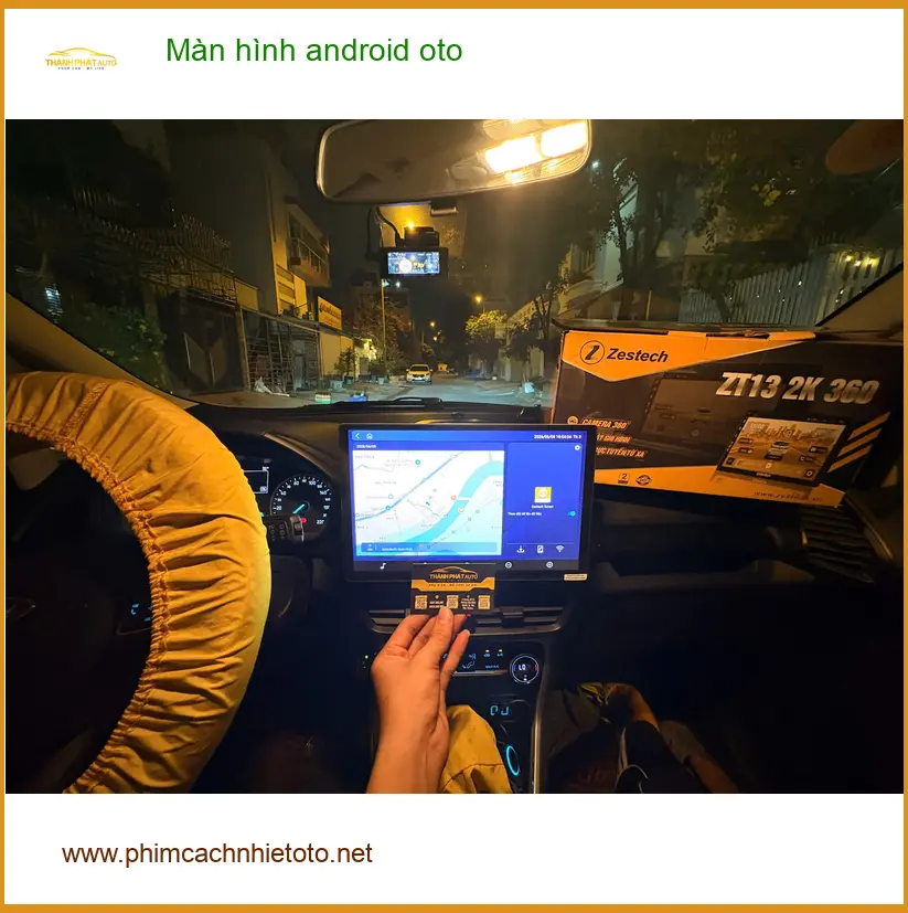 Anh Khải nâng cấp màn hình Android ô tô cho Honda CR-V tại Quận Gò Vấp vì màn hình zin đã cũ ảnh thực tế 3