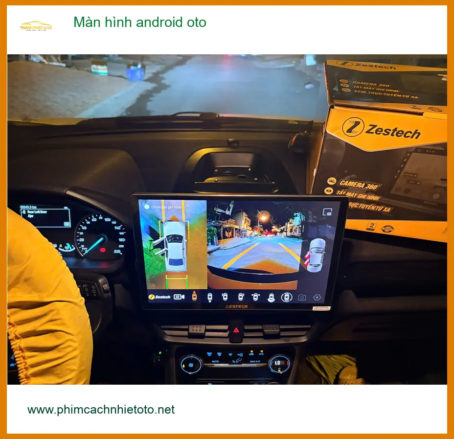 Anh Khải nâng cấp màn hình Android ô tô cho Honda CR-V tại Quận Gò Vấp vì màn hình zin đã cũ ảnh thực tế 4