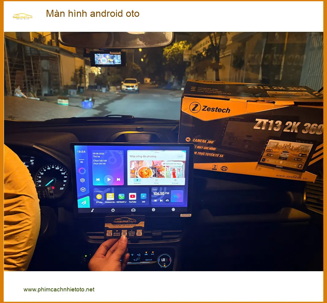 Anh Khải nâng cấp màn hình Android ô tô cho Honda CR-V tại Quận Gò Vấp vì màn hình zin đã cũ ảnh thực tế 5