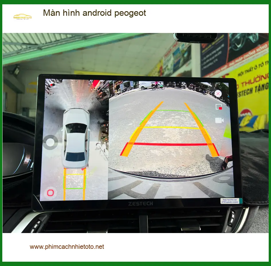 Anh An lắp màn hình Android Peugeot chính hãng tại Quận Thủ Đức