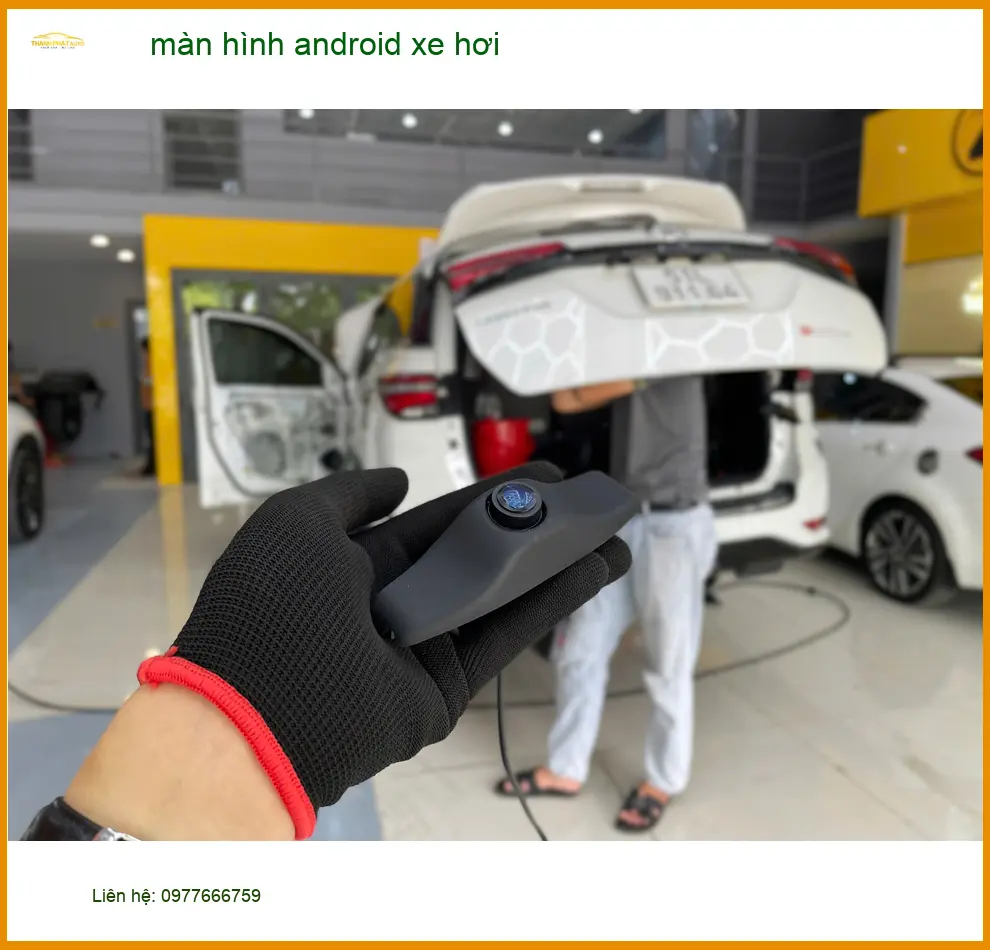 Anh Thiện lắp màn hình Android xe hơi Hyundai Santa Fe tại Quận Phú Nhuận